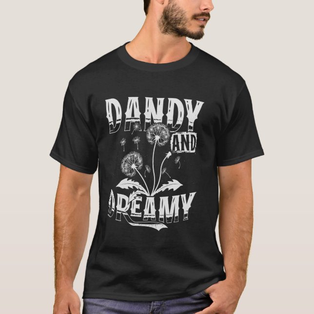 Löwenzahn DANDY UND TRÄUMERISCH Gärtner Lustiger L T-Shirt (Vorderseite)