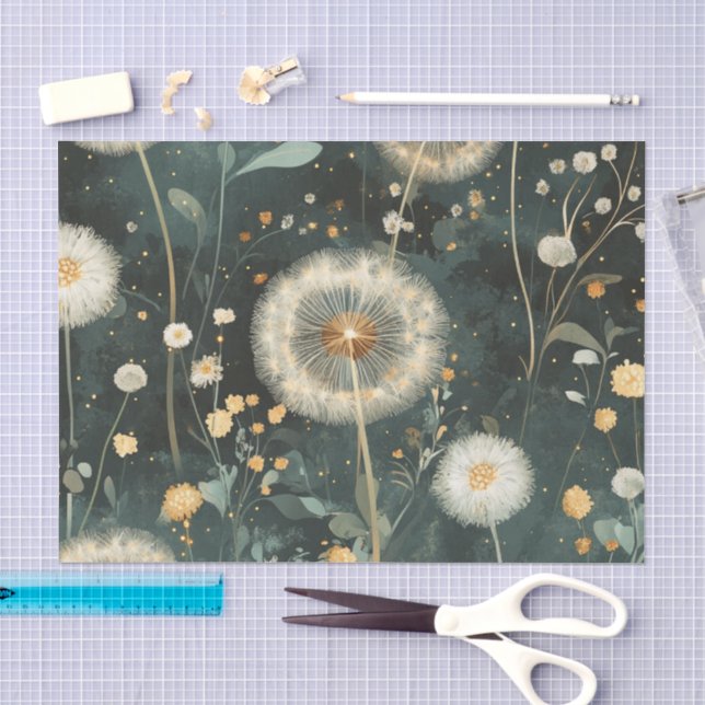 Löwenzahn Design Serie #10 Seidenpapier (Handwerk)