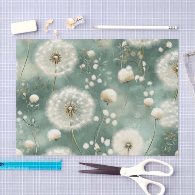 Löwenzahn Design Serie #12 Seidenpapier (Handwerk)