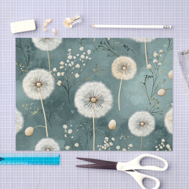 Löwenzahn Design Serie #13 Seidenpapier (Handwerk)