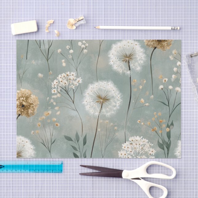Löwenzahn Design Serie #17 Seidenpapier (Handwerk)
