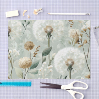 Löwenzahn Design Serie #18 Seidenpapier