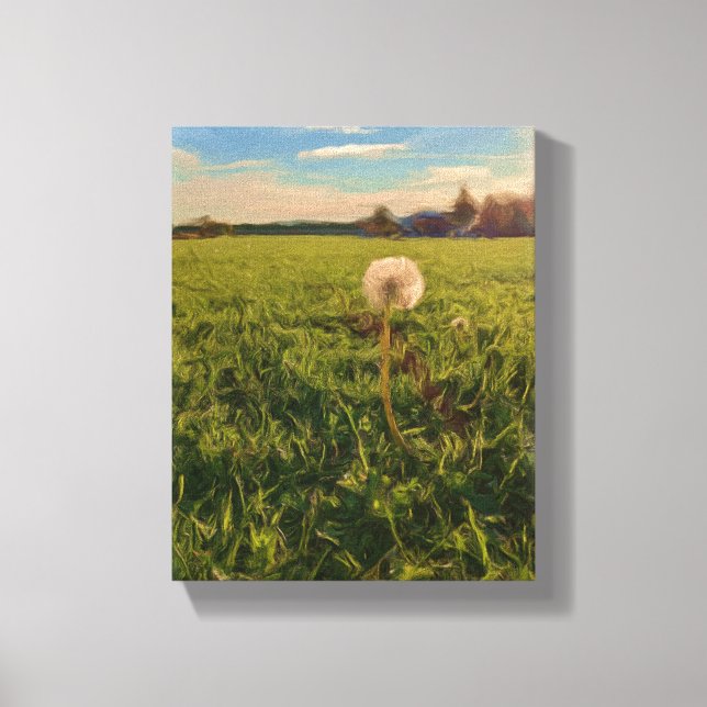 Löwenzahn Leinwanddruck (Vorderseite)