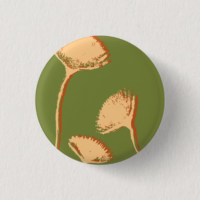 Löwenzahn Pop Button (Vorderseite)