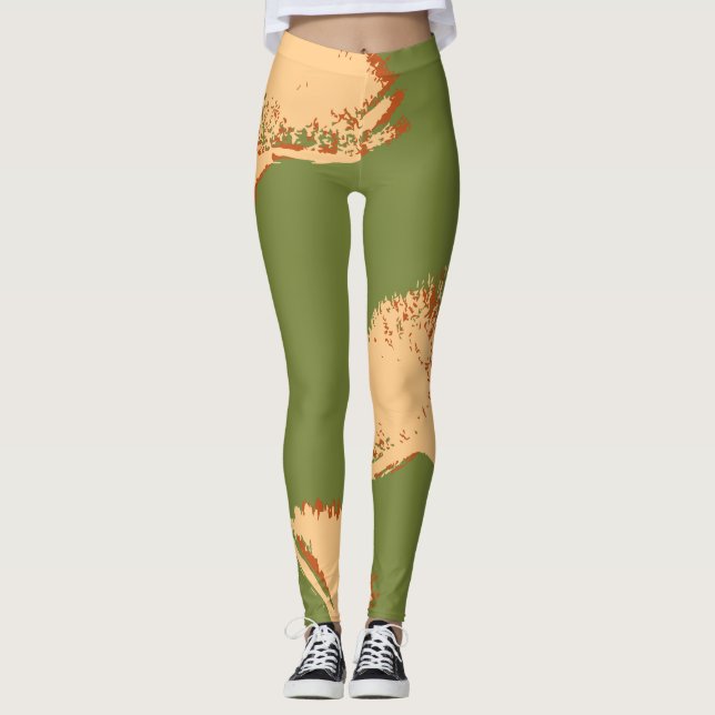 Löwenzahn-Pop Leggings (Vorderseite)