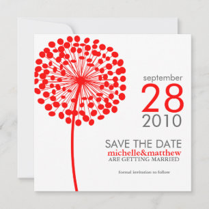 Löwenzahn Save-the-Date-Ankündigungen Save The Date