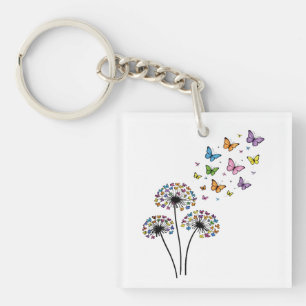 Löwenzahn Schmetterlingsblüte Schlüsselanhänger