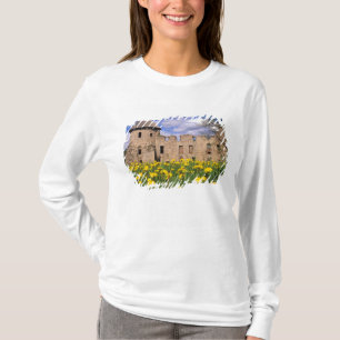 Löwenzahn umgibt Cesis Castle in Zentral T-Shirt