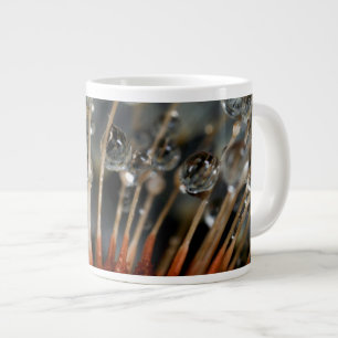 Löwenzahn und Wassertropfen, CA Jumbo-Tasse