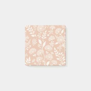 Löwenzahn-Wiese Neutral - Warmes Aprikot Post-it Klebezettel