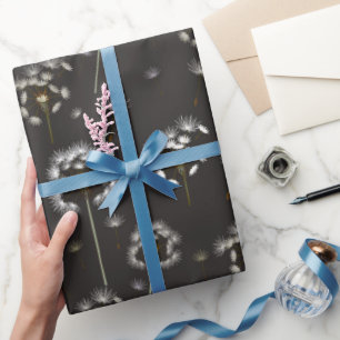 Löwenzahn-Wildblumenmuster Geschenkpapier