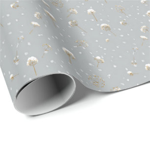 Löwenzahn-Wunsch-Geschenkpapier Geschenkpapier
