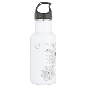 Löwenzahnblüten Ranken Romantische Hochzeitsdusche Trinkflasche
