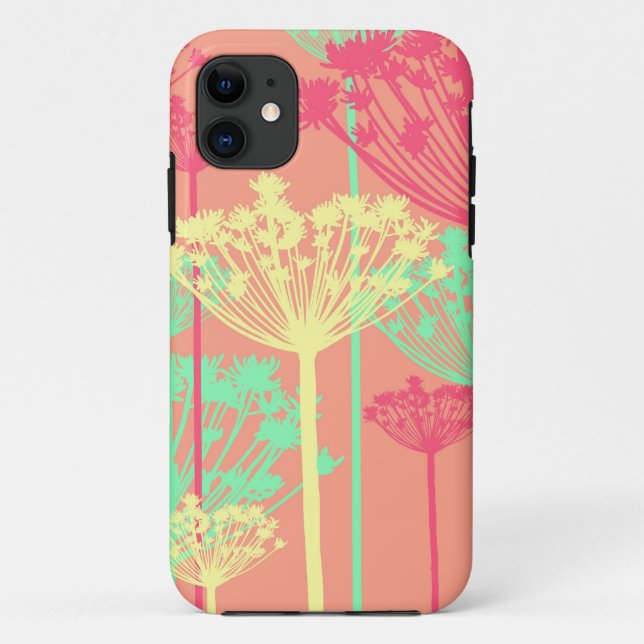 Löwenzahnwunsch-Blumengirly Blumenmuster Case-Mate iPhone Hülle (Rückseite)