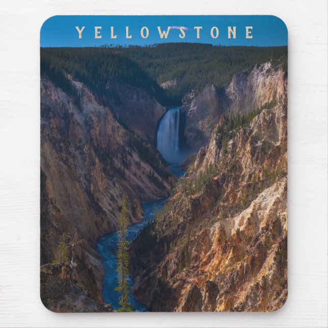 Lower Falls Grand Canyon des Yellowstone Mousepad (Vorne)
