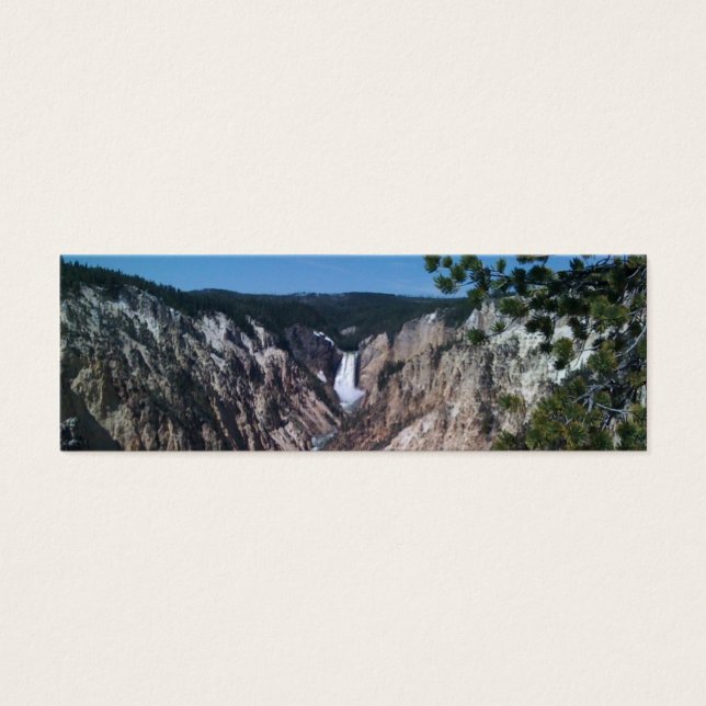 Lower Falls Lesezeichen (Vorderseite)