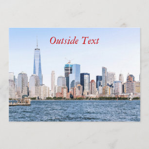 Lower Manhattan Color Sketch Einladung