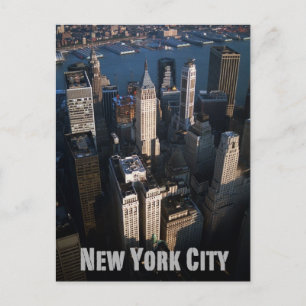 Lower Manhattan New York City Postkarte