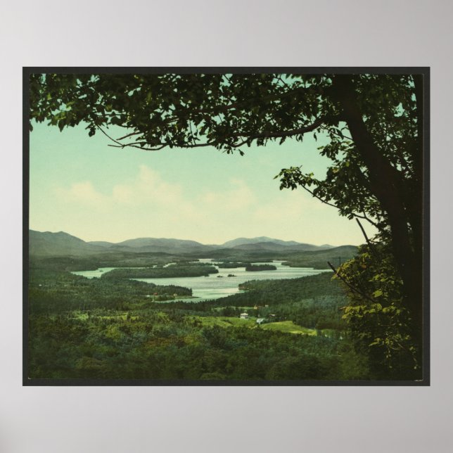 Lower Saranac Lake, Adirondacks Poster (Vorne)