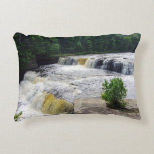 Lower Tahquamenon Falls accent pillow Dekokissen