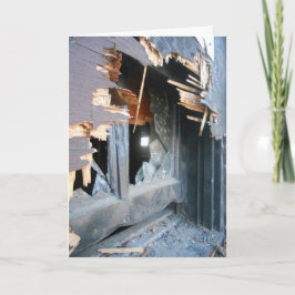 "Lowertown Depot Broken Window #2" Gut werden Karte