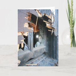 "Lowertown Depot Broken Window #2" Gut werden Karte