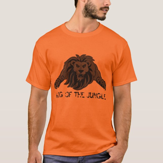 LöweShirt, KÖNIG OF THE JUNGLE T-Shirt (Vorderseite)