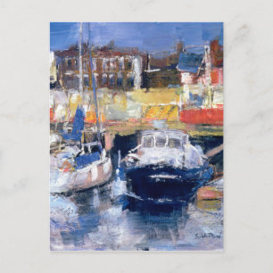 Lowestoft Harbour View Postkarte