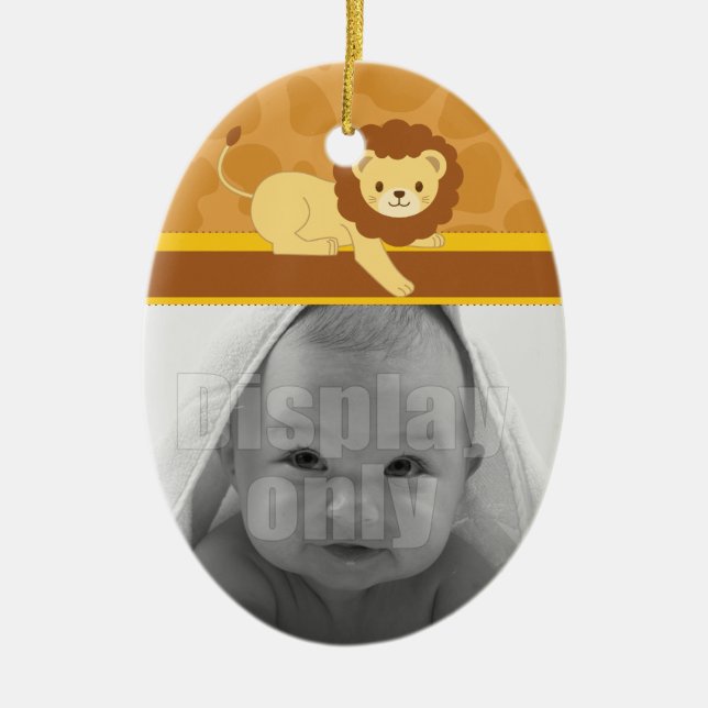 Löweverzierung Keramikornament (Vorne)