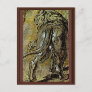 Löwin Von Rubens Peter Paul (Beste Qualität) Postkarte