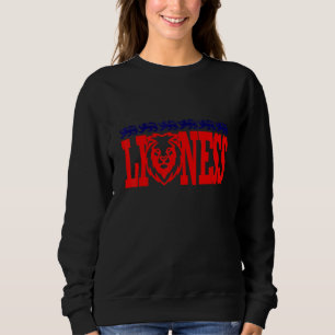 Löwinnen England-Flagge Kommen Heim Fußball Soccer Sweatshirt