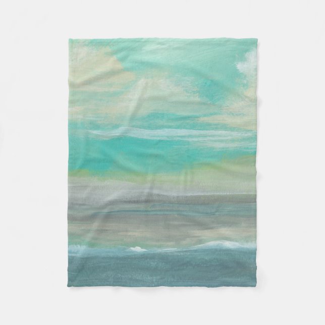 Lowland Beach I Fleecedecke (Vorderseite)