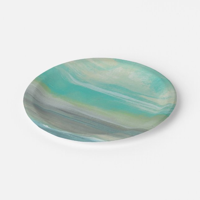 Lowland Beach I Pappteller (Schrägansicht)