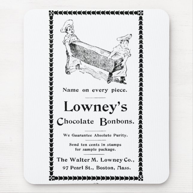 Lowney's Chocolate Bonbons Mousepad (Vorne)