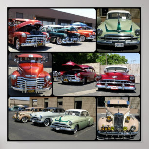 Lowrider Bombs Collage Poster