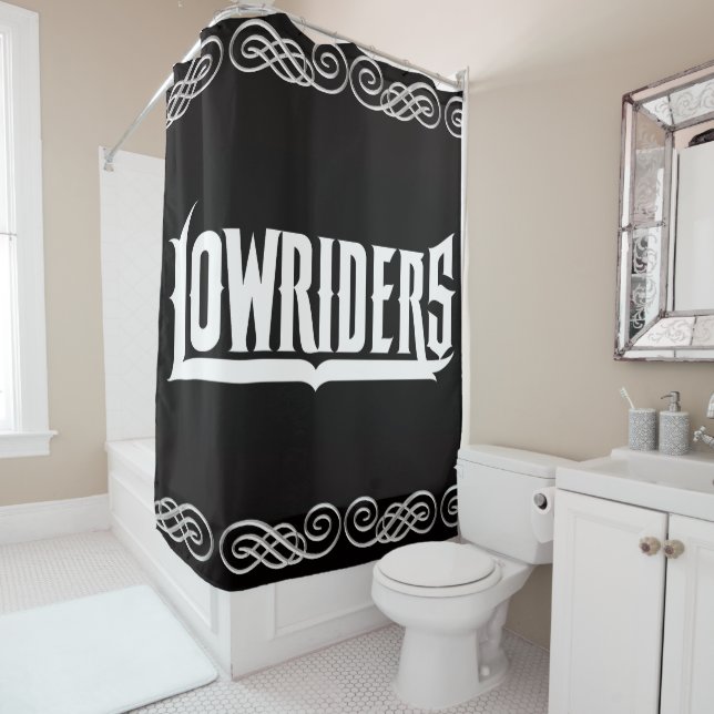 Lowrider Duschvorhang (Beispiel)