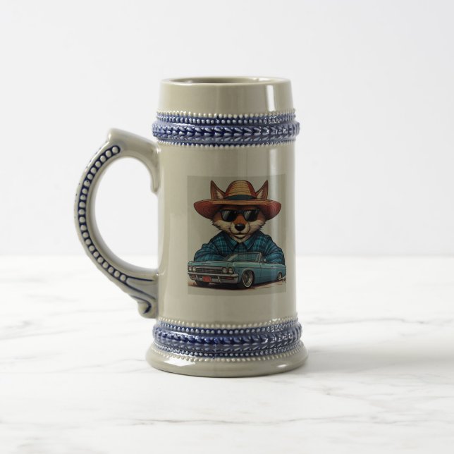 Lowrider Fuchs Bierglas (Links)