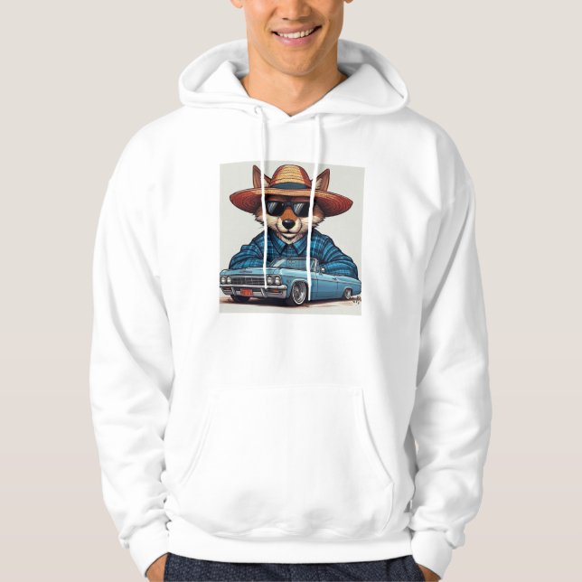 Lowrider Fuchs Hoodie (Vorderseite)