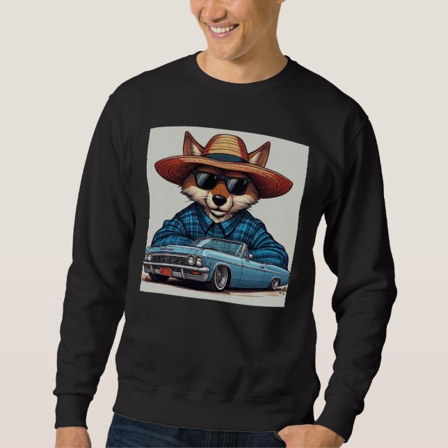 Lowrider Fuchs Sweatshirt (Vorderseite)
