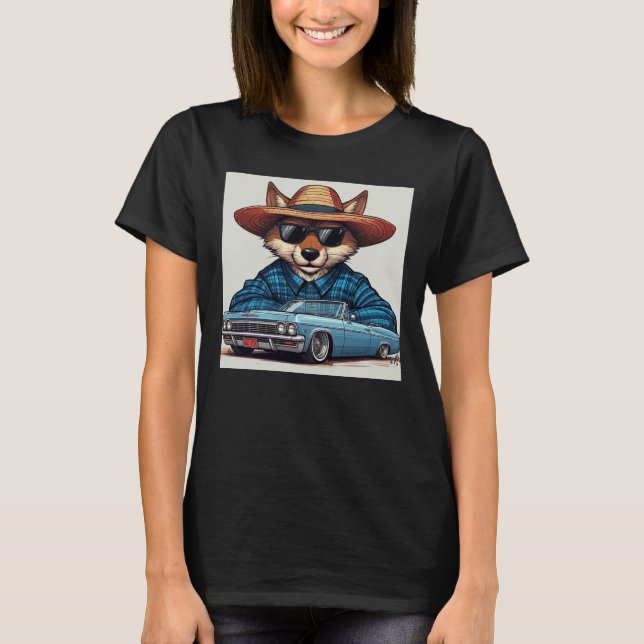 Lowrider Fuchs T-Shirt (Vorderseite)