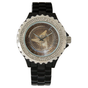 Lowrider-Golddraht-Rad-Uhr Armbanduhr
