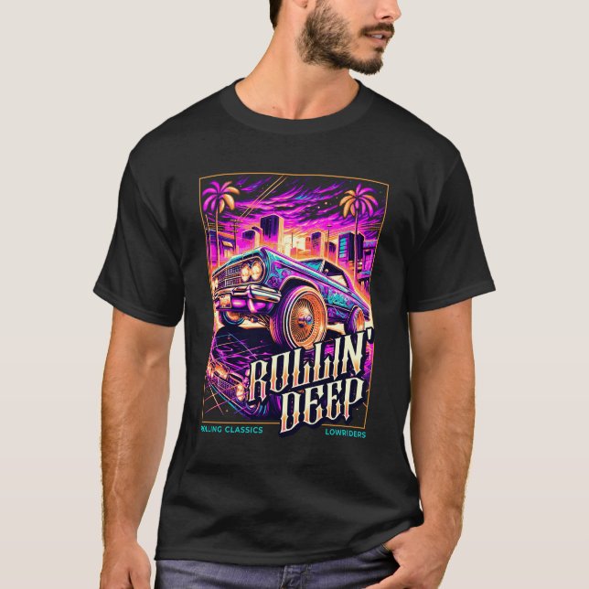 Lowrider Lover Shirt Car Lover T-Shirt Auto Lüfter (Vorderseite)