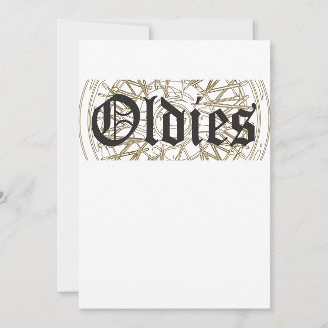 Lowrider Rim Oldies Old School Lowrider Einladung (Vorderseite)