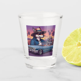 Lowrider Wolfy Schnapsglas