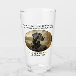 Loyal Black Lab Glas