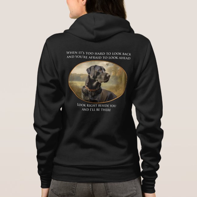 Loyal Black Lab Hoodie (Rückseite)