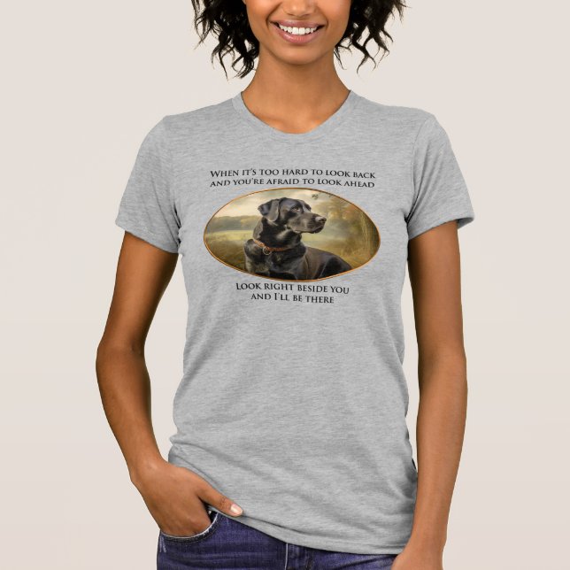 Loyal Black Lab T-Shirt (Vorderseite)