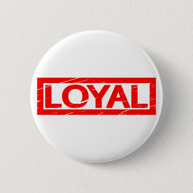 Loyal-Briefmarke Button (Vorderseite)