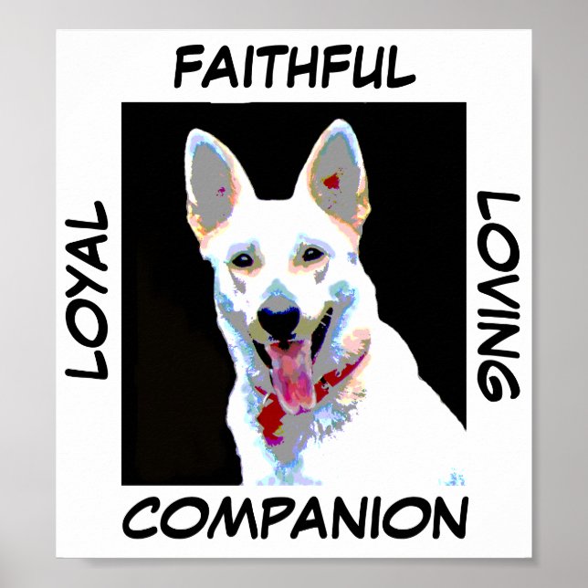 Loyal Companion Print Poster (Vorne)