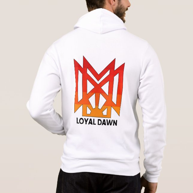 Loyal Dawn Logo Sweat - shirt à capuche (WHT) (Dos)
